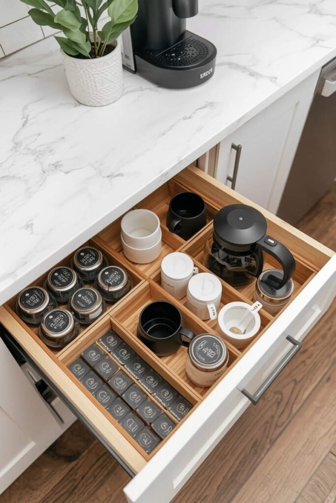 Coffee Bar in a Drawer System