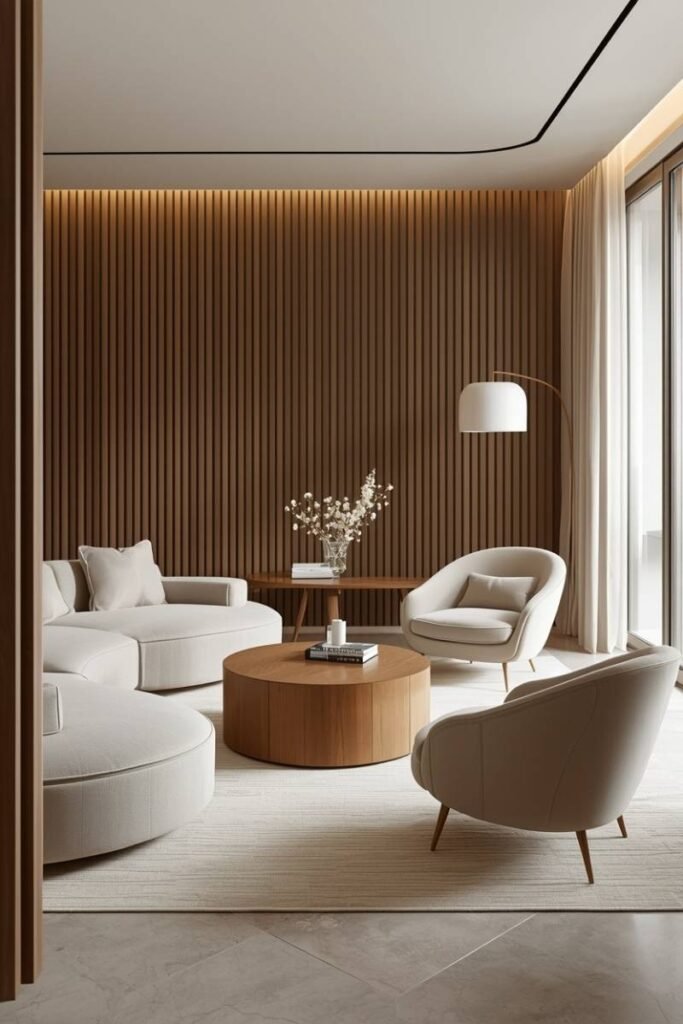 Curved Furniture and Soft Lines