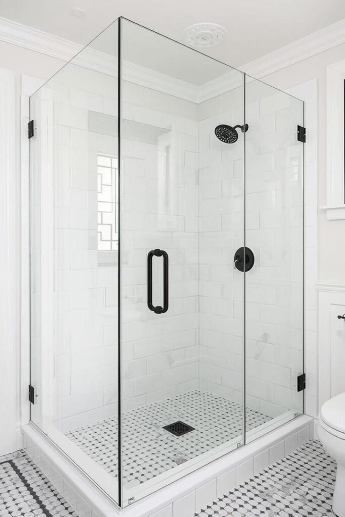 Glass Shower Enclosures for Light and Openness