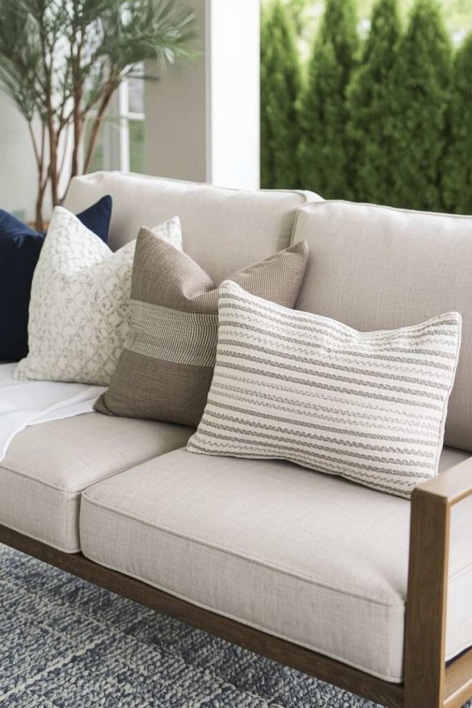 Layered Throw Pillows