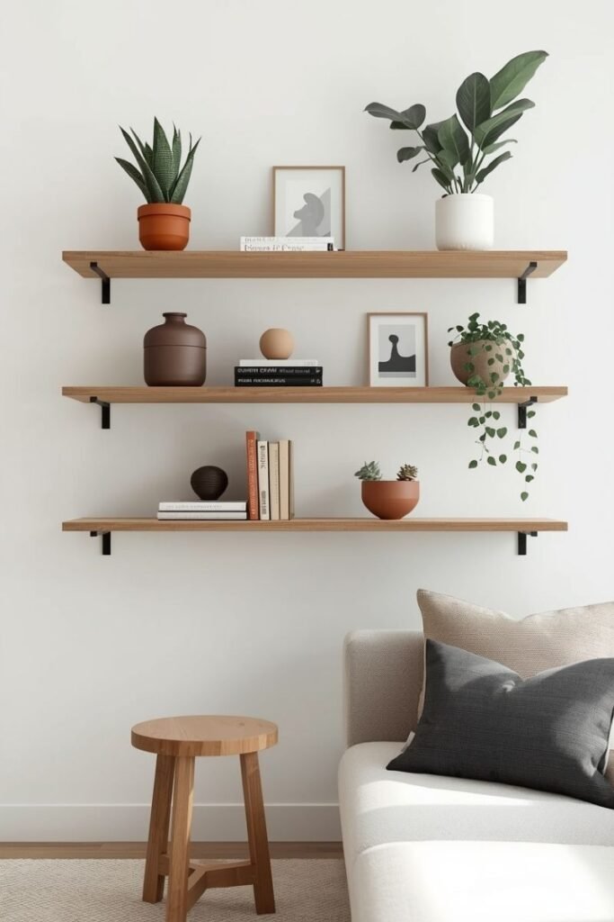 Minimalist Floating Shelves