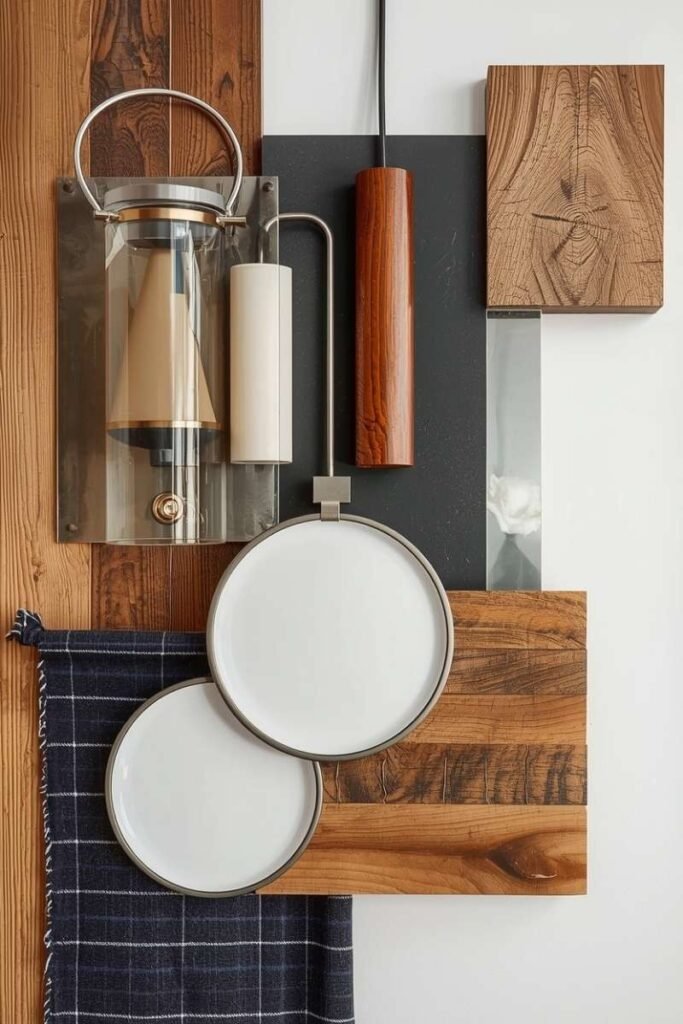 Mixed Material Wall Displays