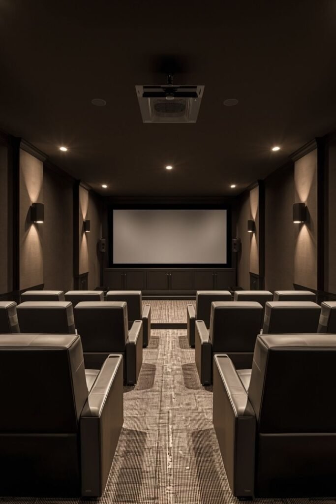 Narrow Room Theater Layout