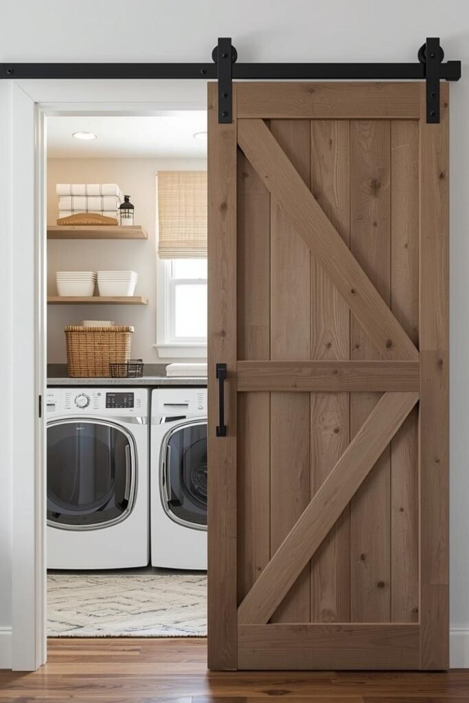 Sliding Barn Door Entry