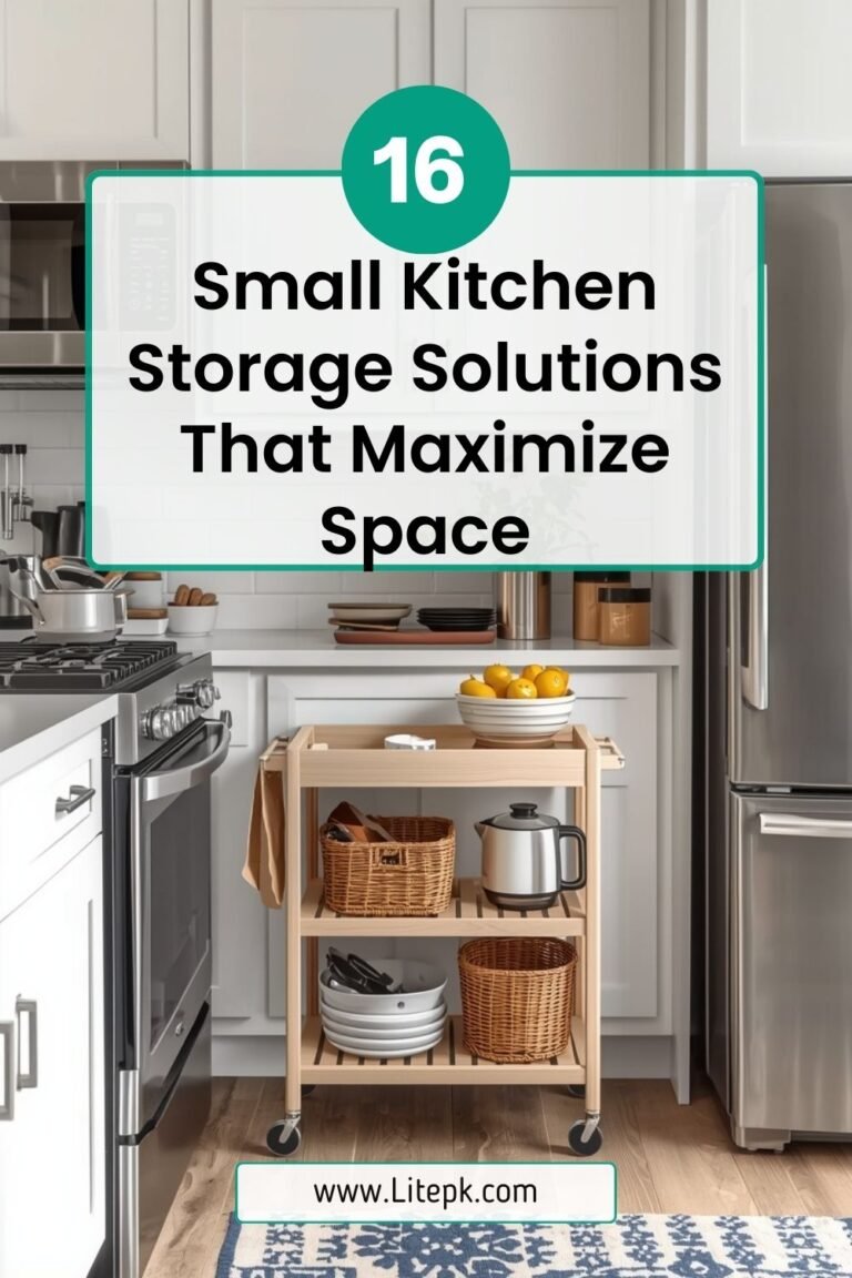 16 Small Kitchen Storage Solutions That Maximize Space