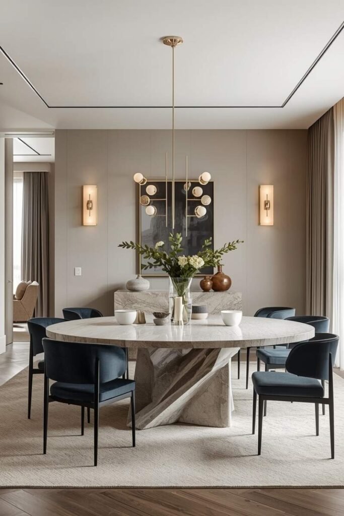 Statement Dining Tables as the Focal Point