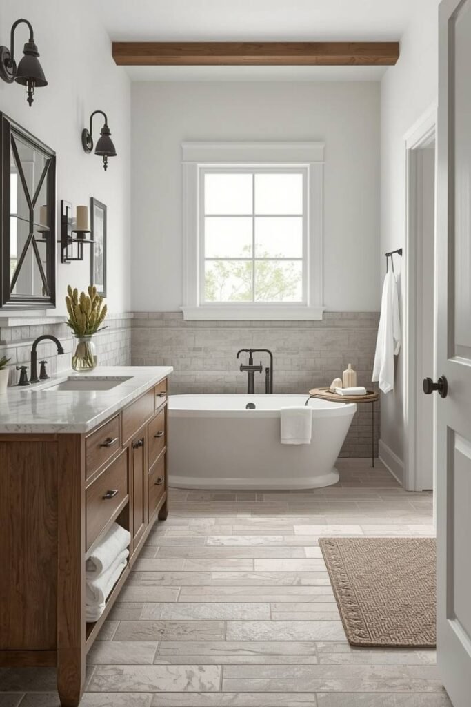 Stone and Textured Tile Floors