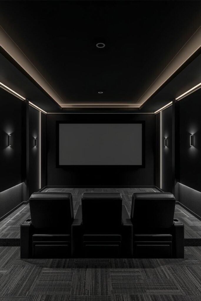 Ultra-Dark Cinema Layout