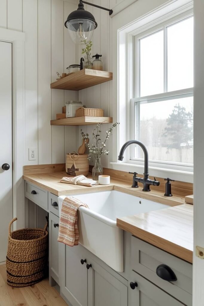 Vintage-Inspired Utility Sink