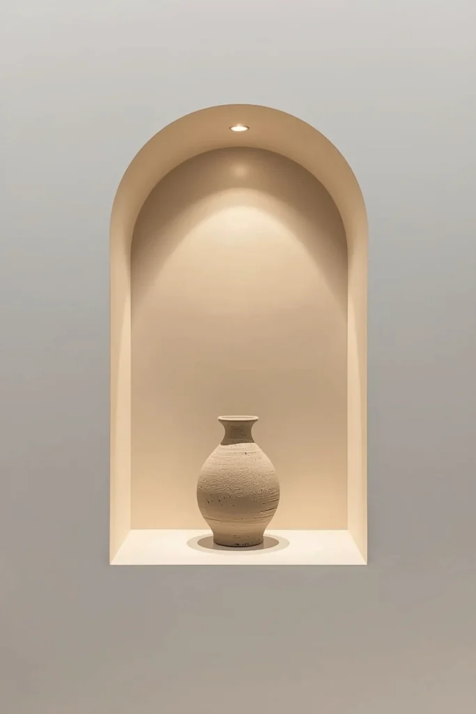 Arched Minimalist Wall Niche