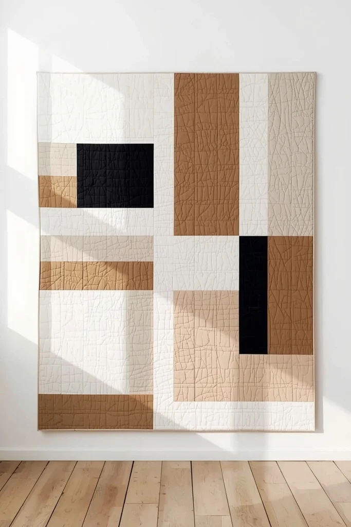 Asymmetrical Color Block Quilt