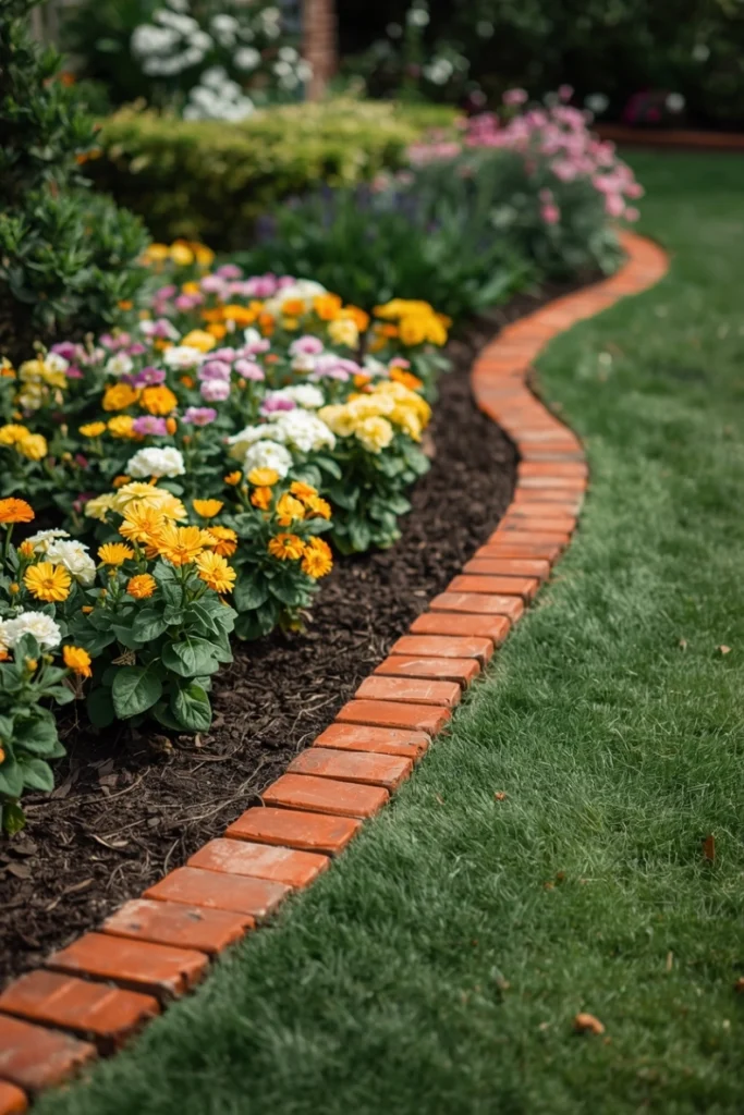 Classic Brick Garden Edging