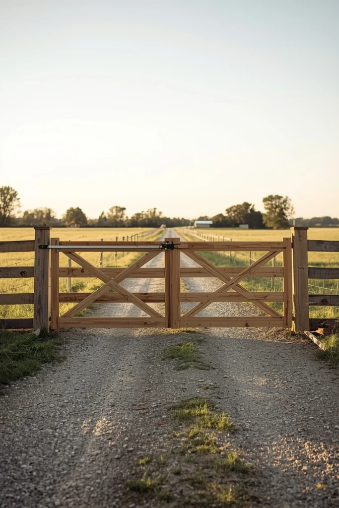  Classic Wooden Split Rail Gate