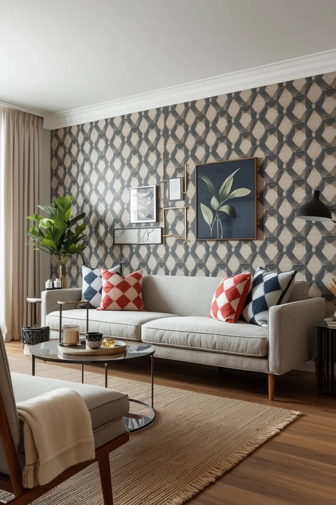Create a Bold Living Room Accent Wall