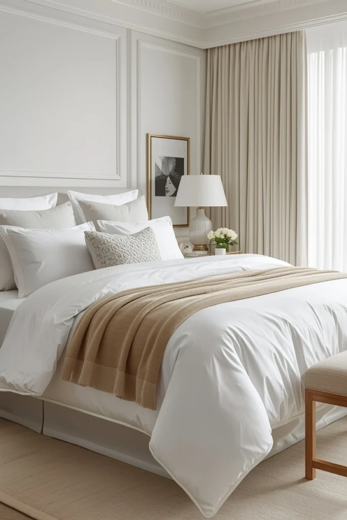 Invest in Crisp White Bedding