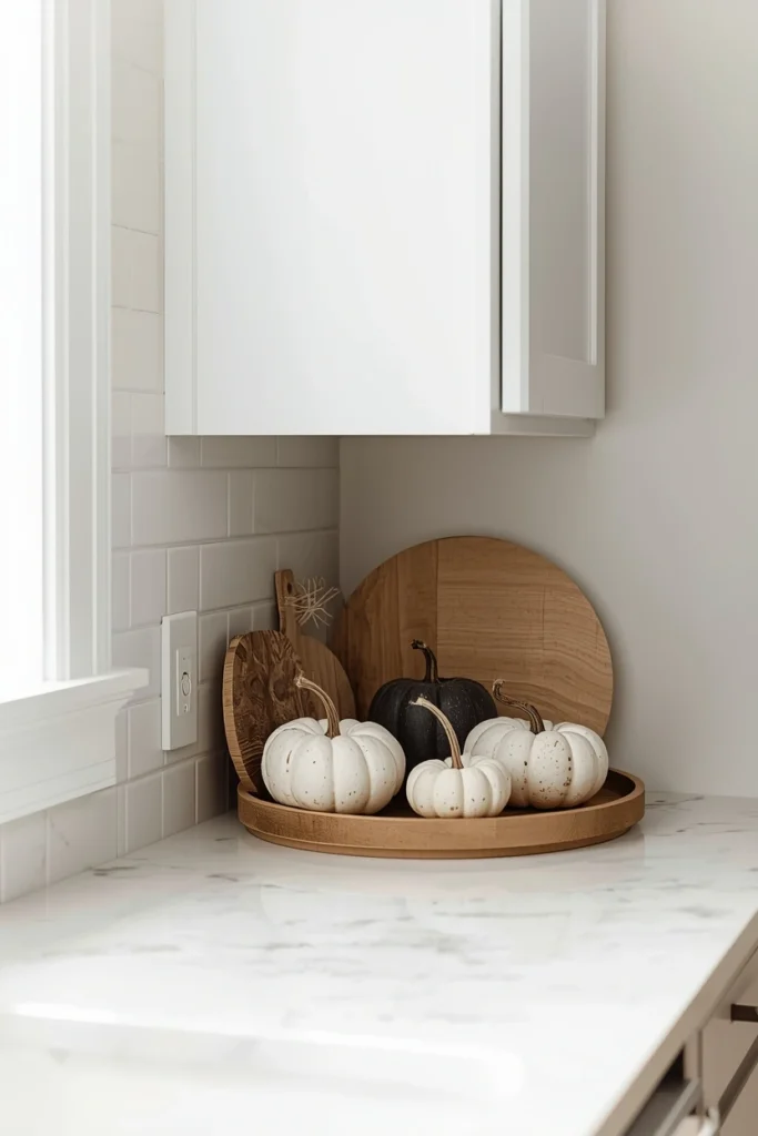 Neutral Pumpkin Counter Styling