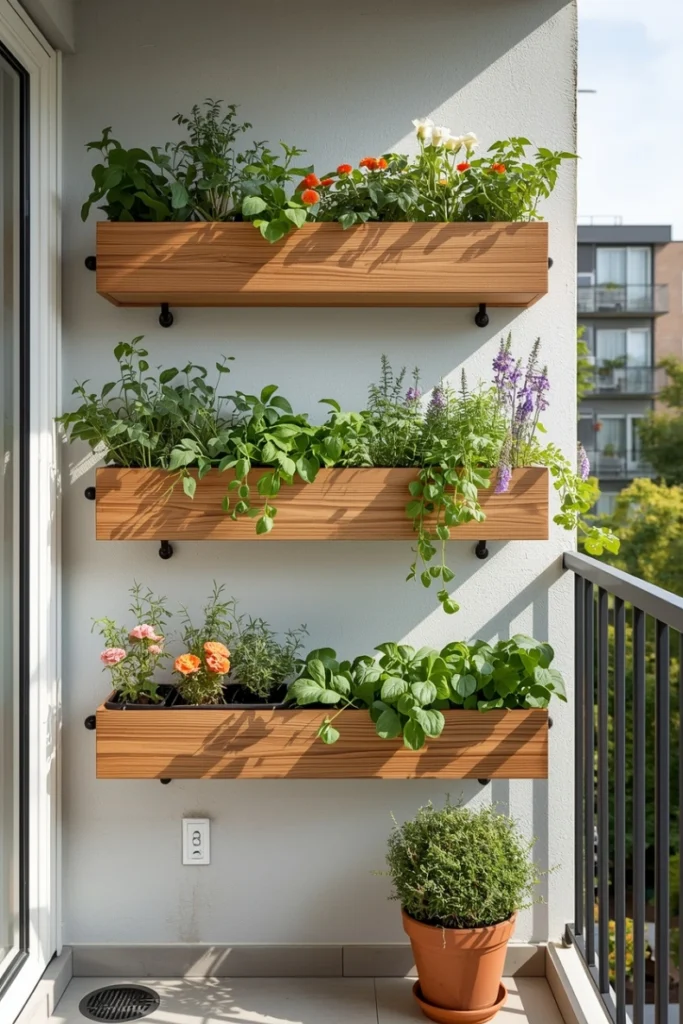 Wall-Mounted Planter Boxes