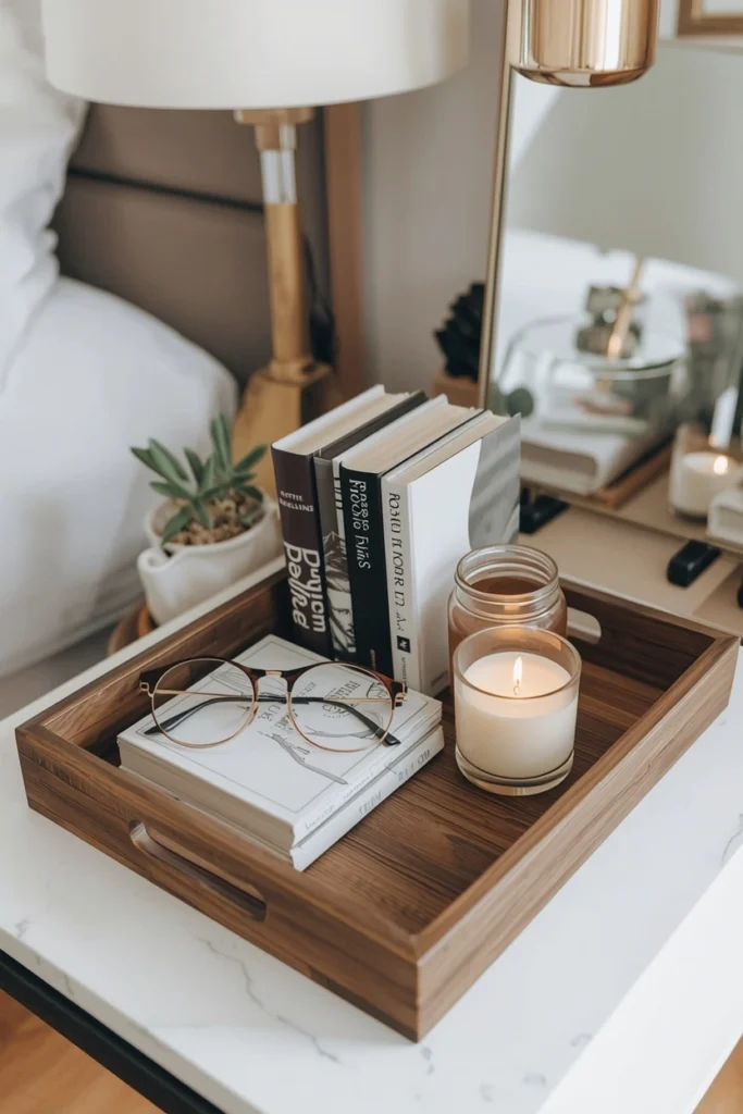 Bedside Tray Styling