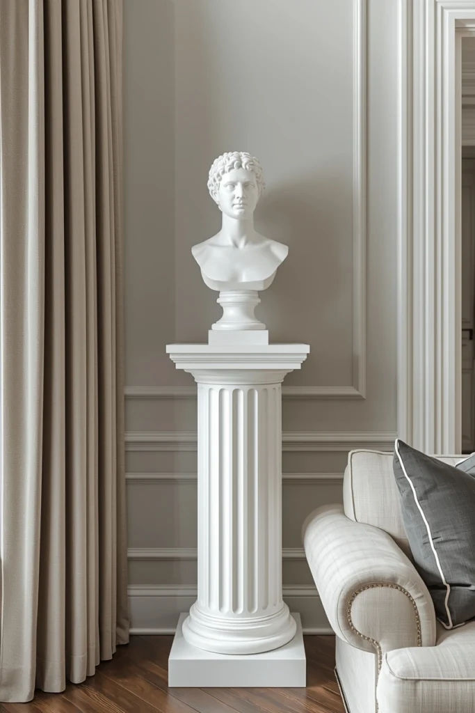 Column-Style Classical Pedestal