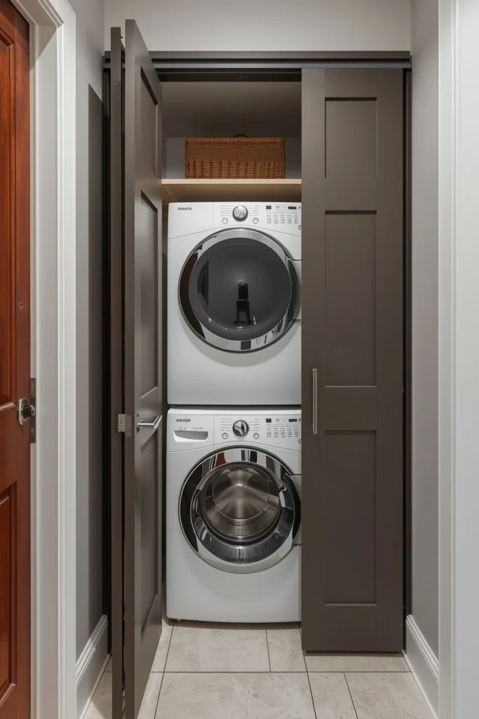 Create a Hidden Laundry Closet Layout