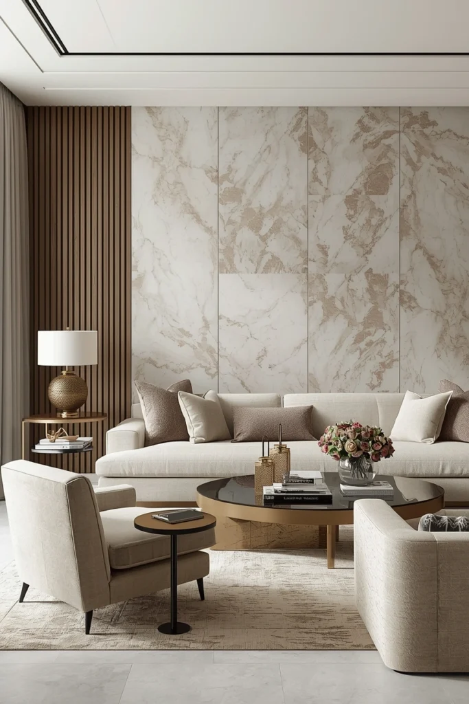 Marble or Stone Panel Wall