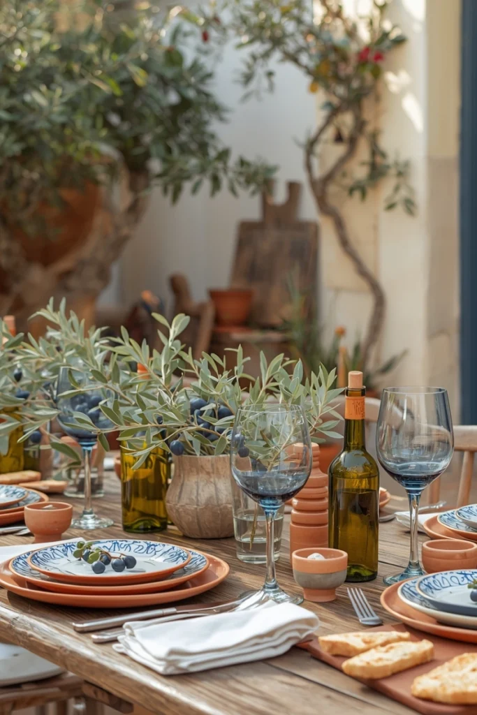 Mediterranean-Inspired Alfresco Setting