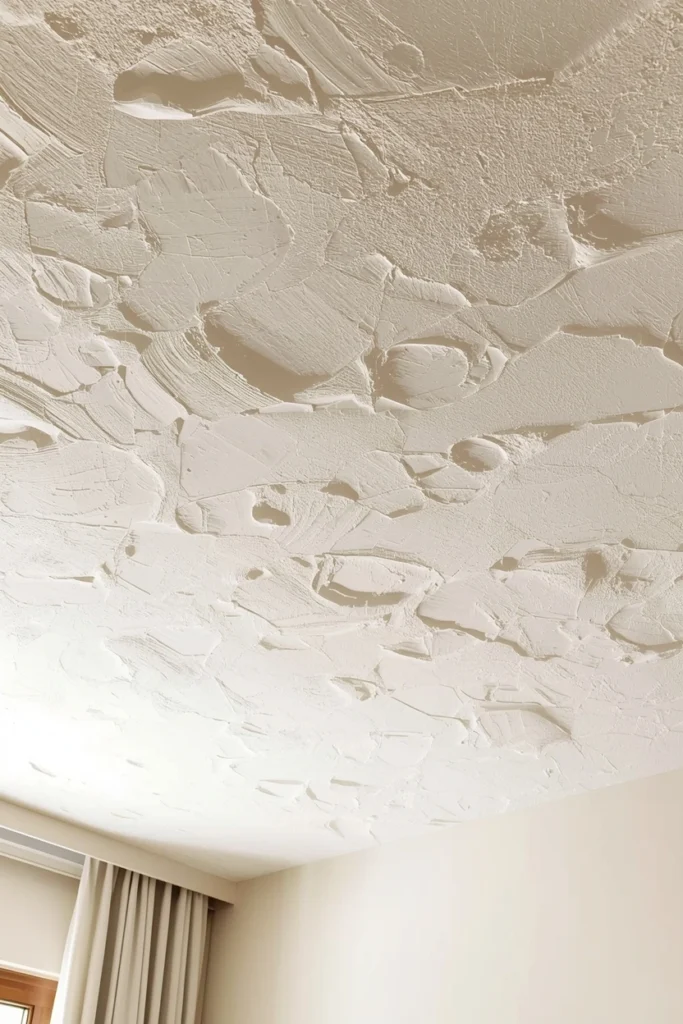 Plaster Textured Ceiling