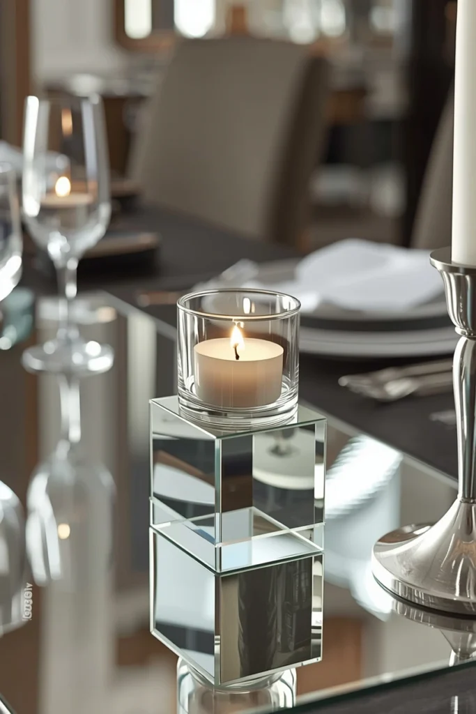 Elevated Mirror Base Holder