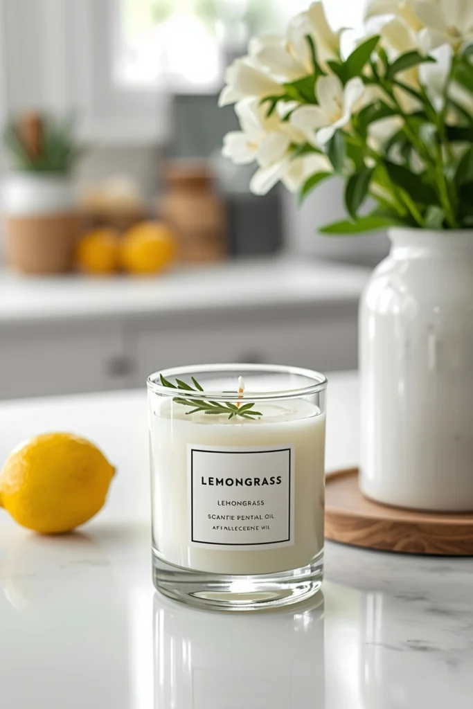 Lemongrass Herbal Candle