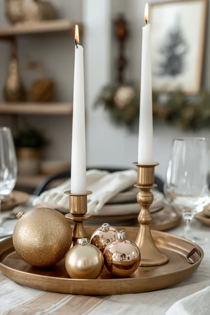 Metallic Accents in Matte Finishes