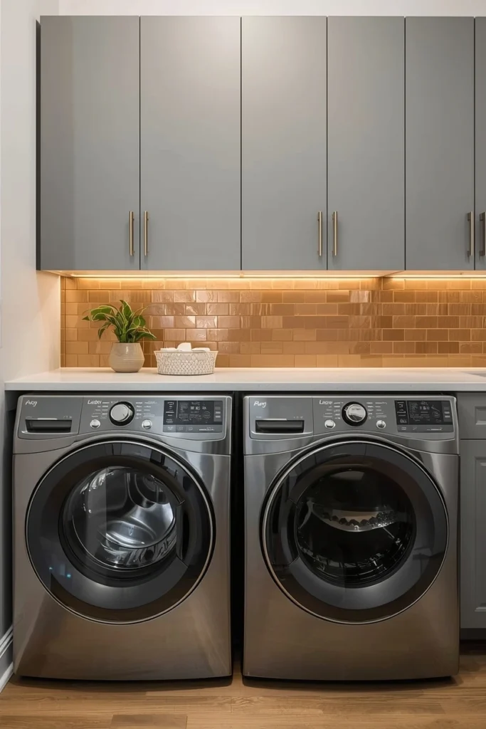 Metallic Tile for Subtle Glamour