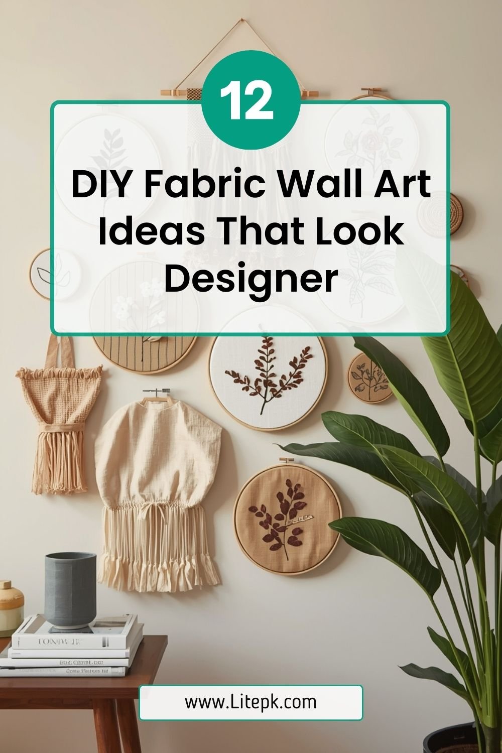 12 DIY Fabric Wall Art Ideas That Look Designer