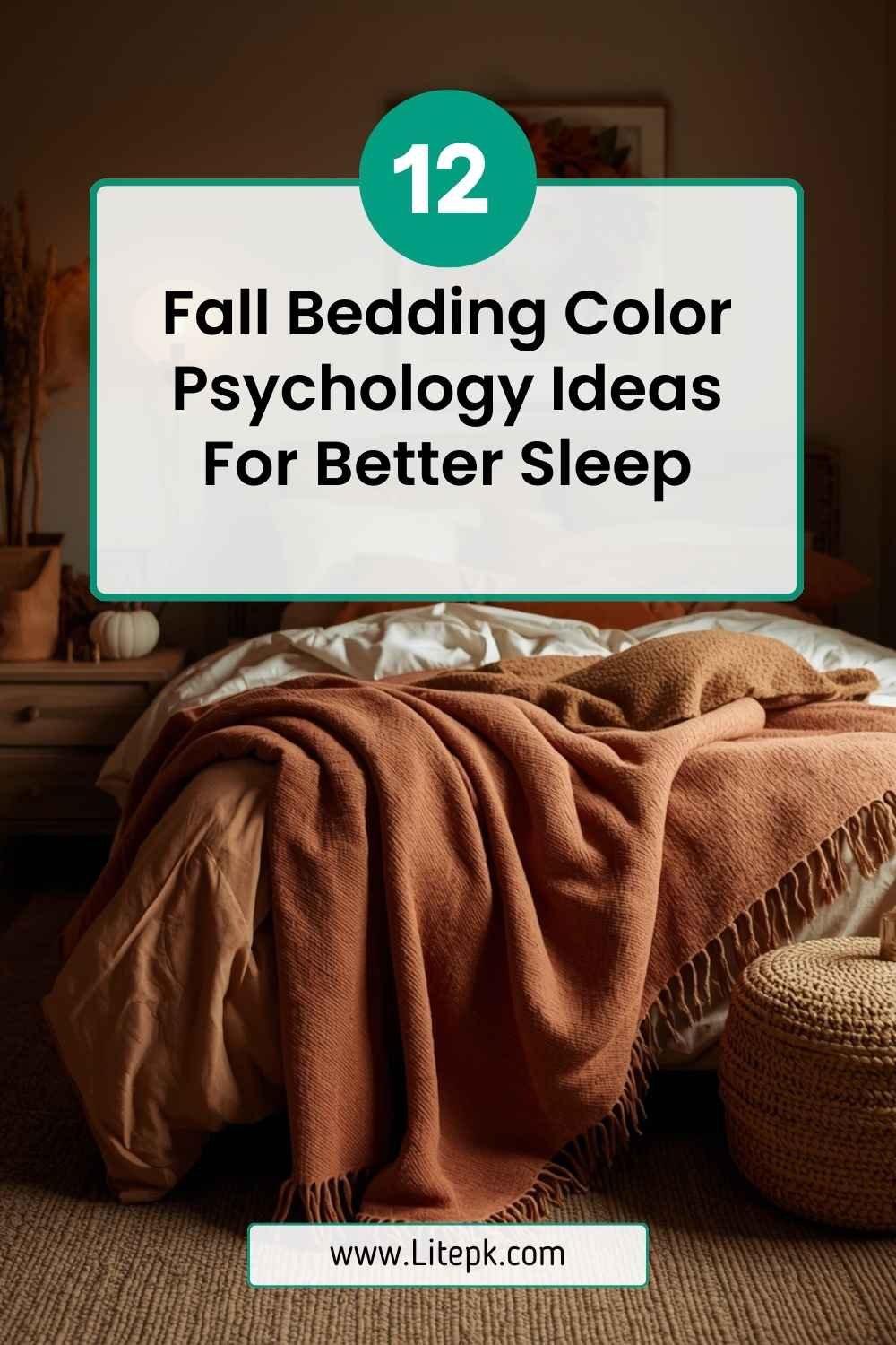 12 Fall Bedding Color Psychology Ideas For Better Sleep
