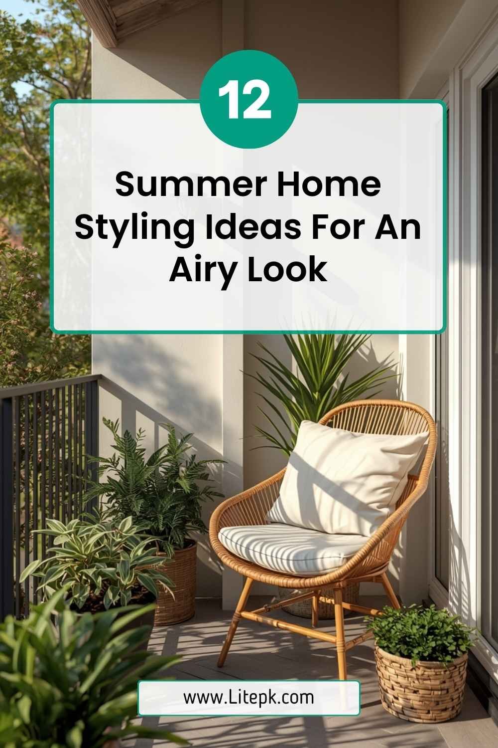 12 Summer Home Styling Ideas For An Airy Look