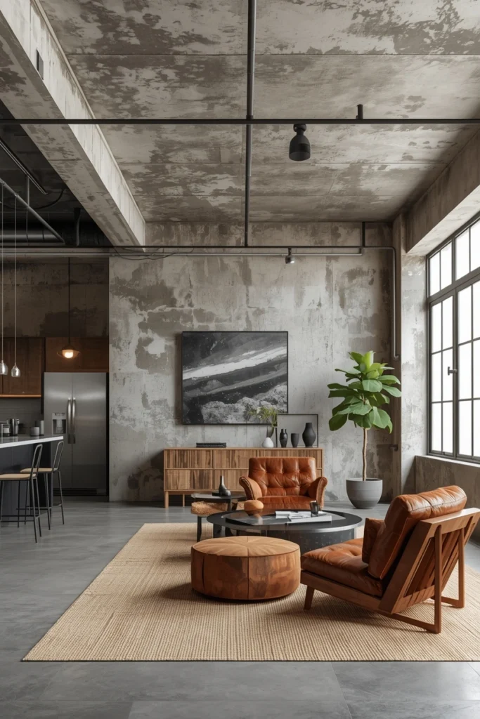 Concrete Industrial Ceiling