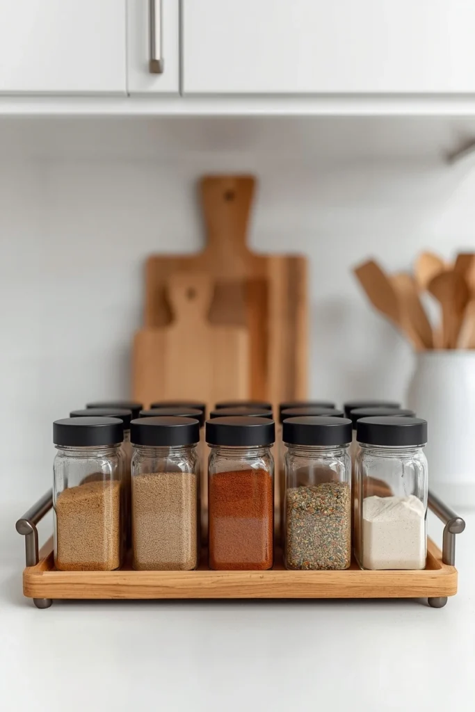 Coordinated Spice Jars
