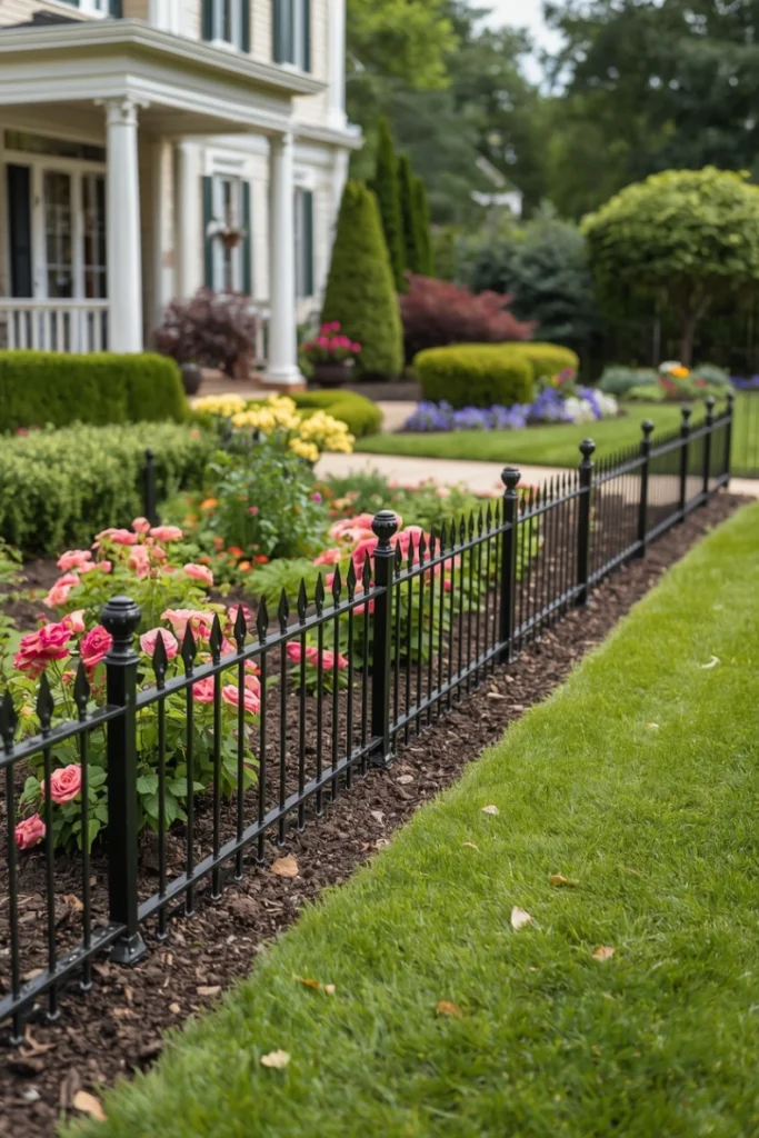Decorative Metal Fence Edging