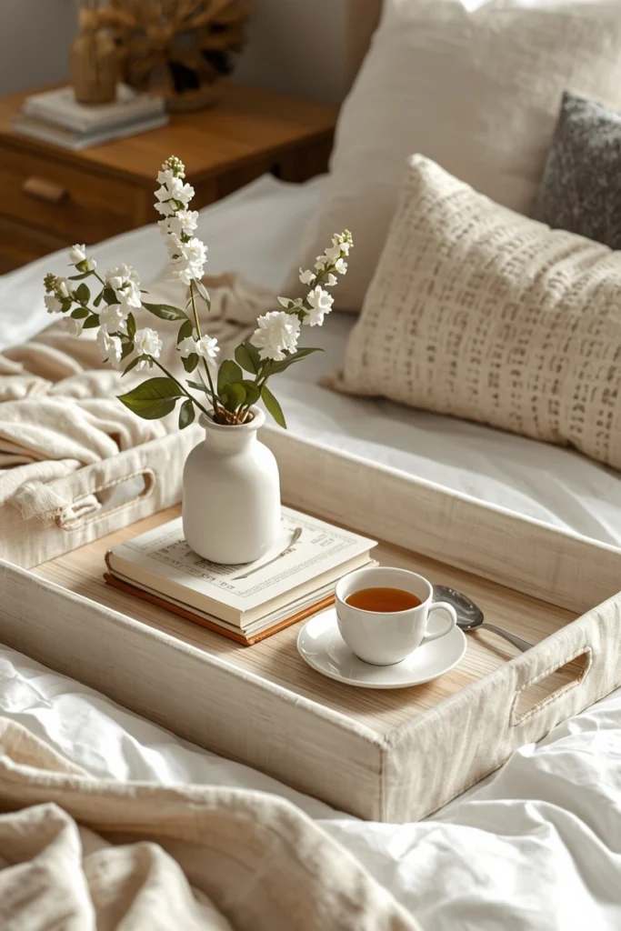 Fabric Upholstered Tray