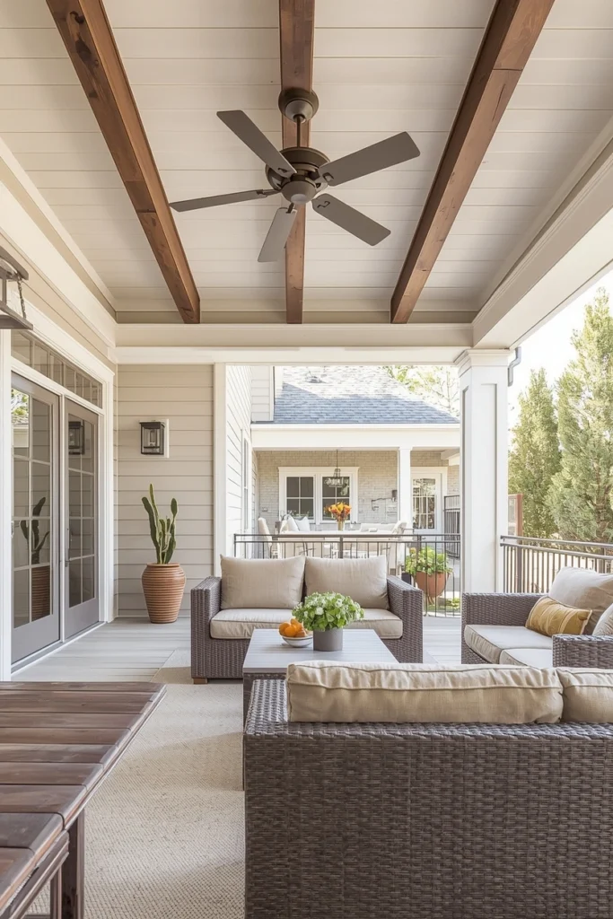 Outdoor Patio Decorative Beams