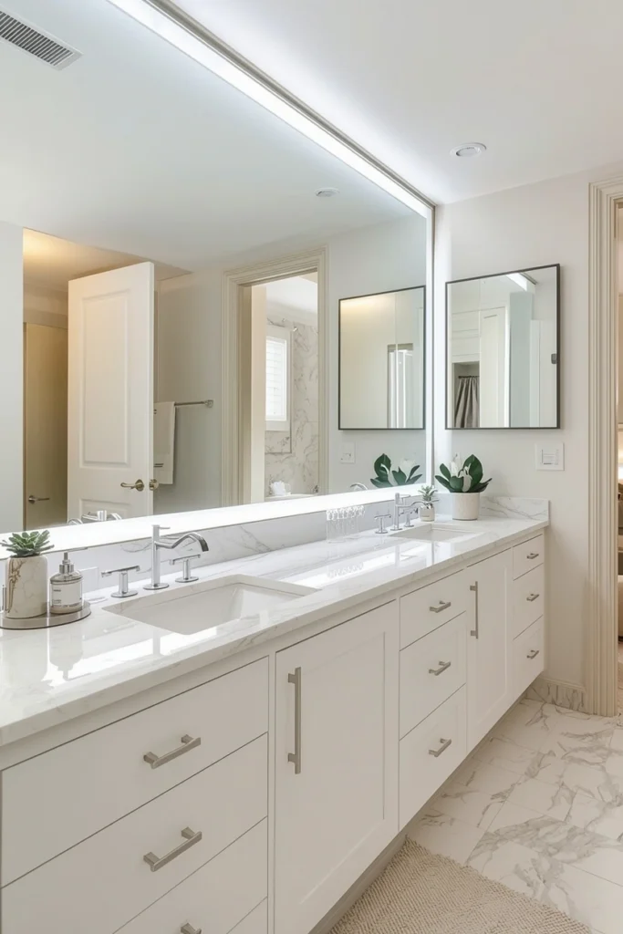 Oversized Mirrors for Light Reflection