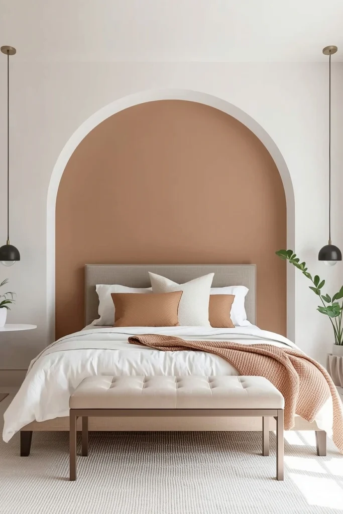 Painted Arch Accent Wall