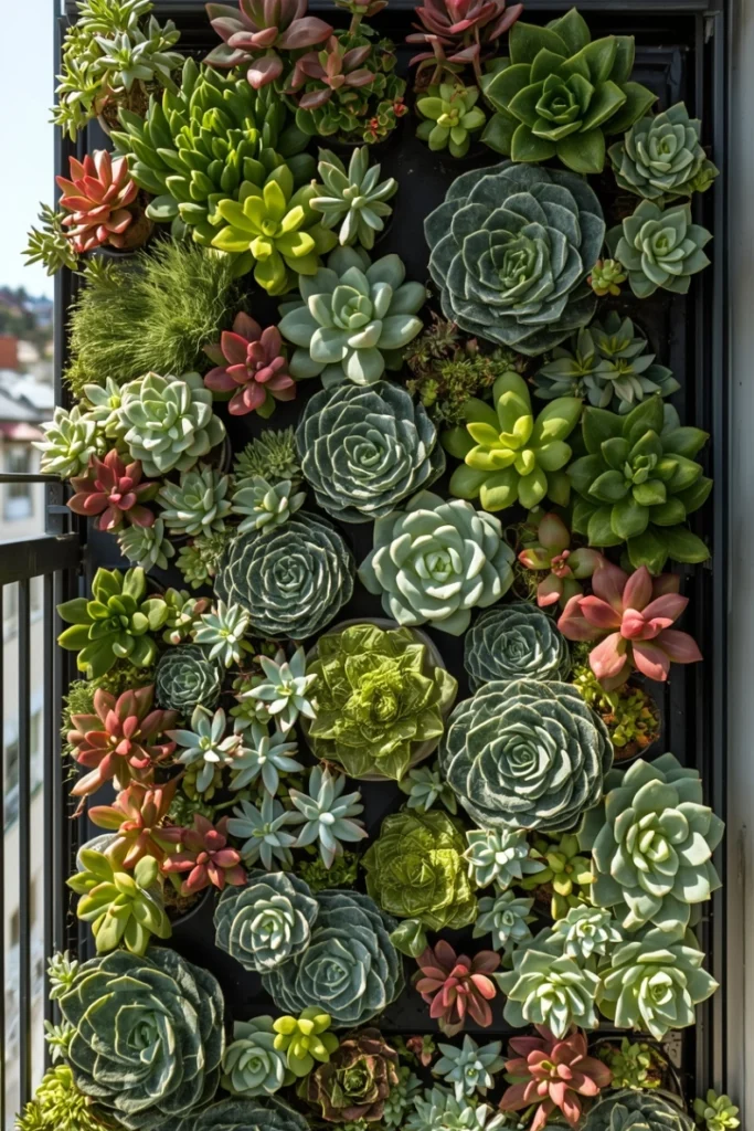 Vertical Succulent Garden Wall