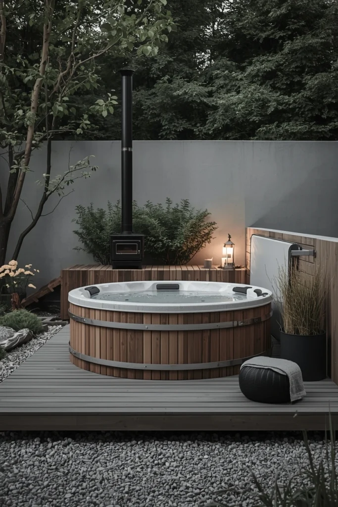 Wood-Fired Scandinavian Jacuzzi