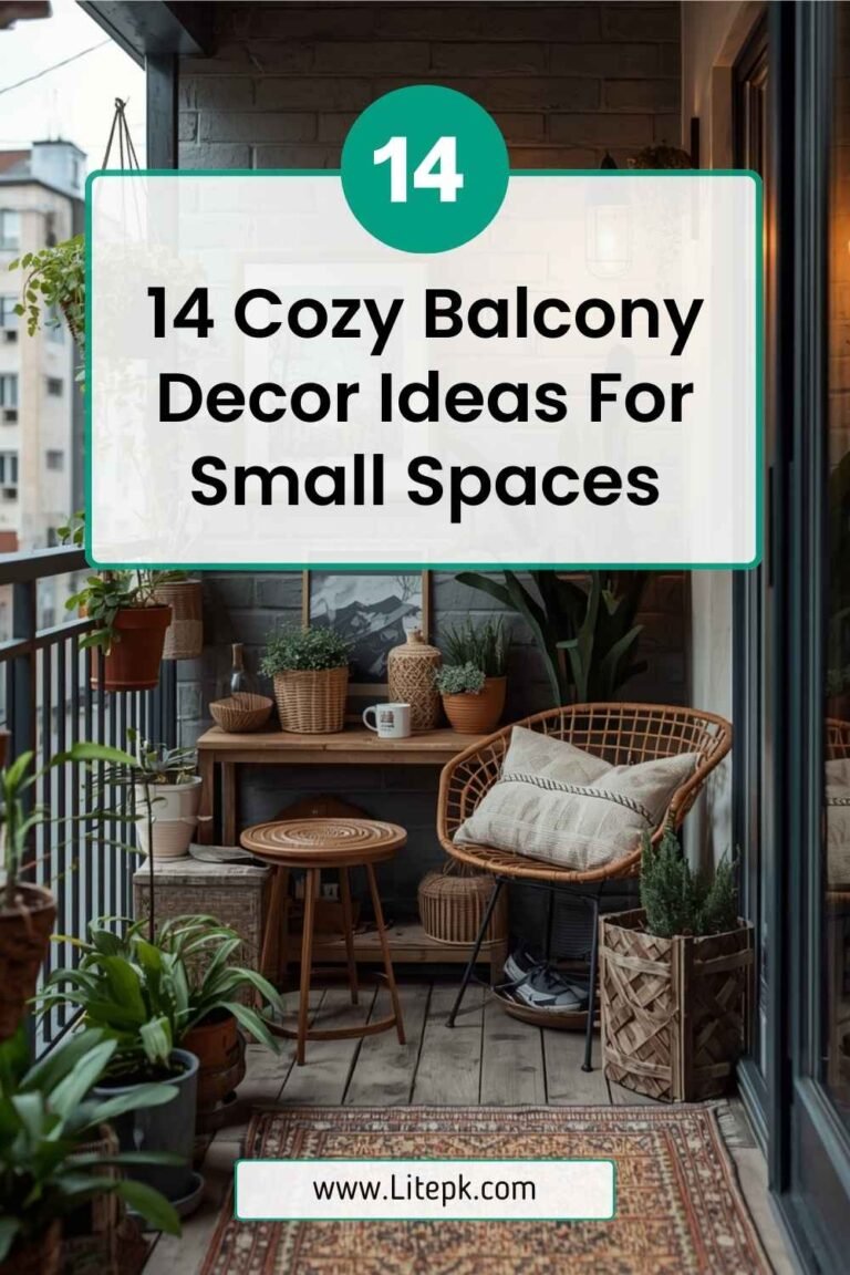 14 Cozy Balcony Decor Ideas For Small Spaces