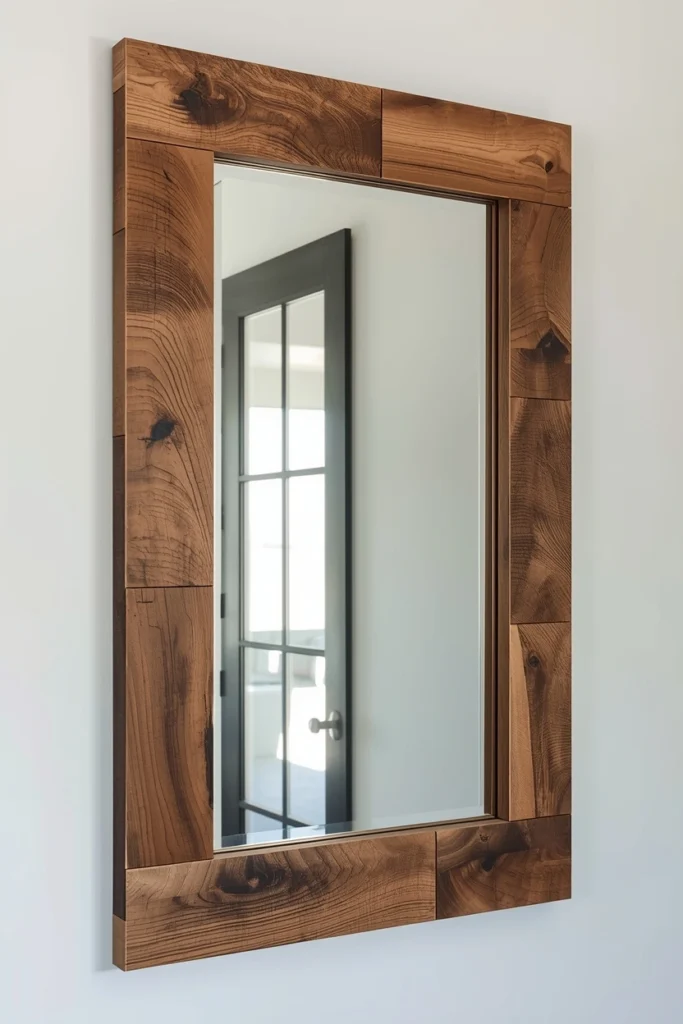 Reclaimed Wood Framed Mirror