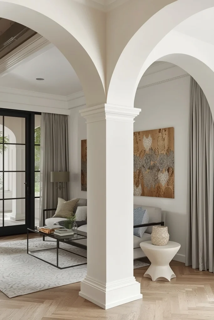 Arch-Integrated Column Design