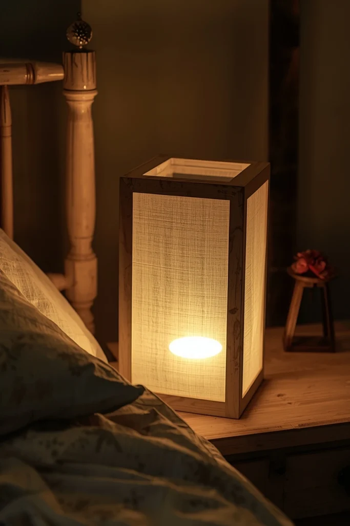 Fabric-Wrapped Lantern