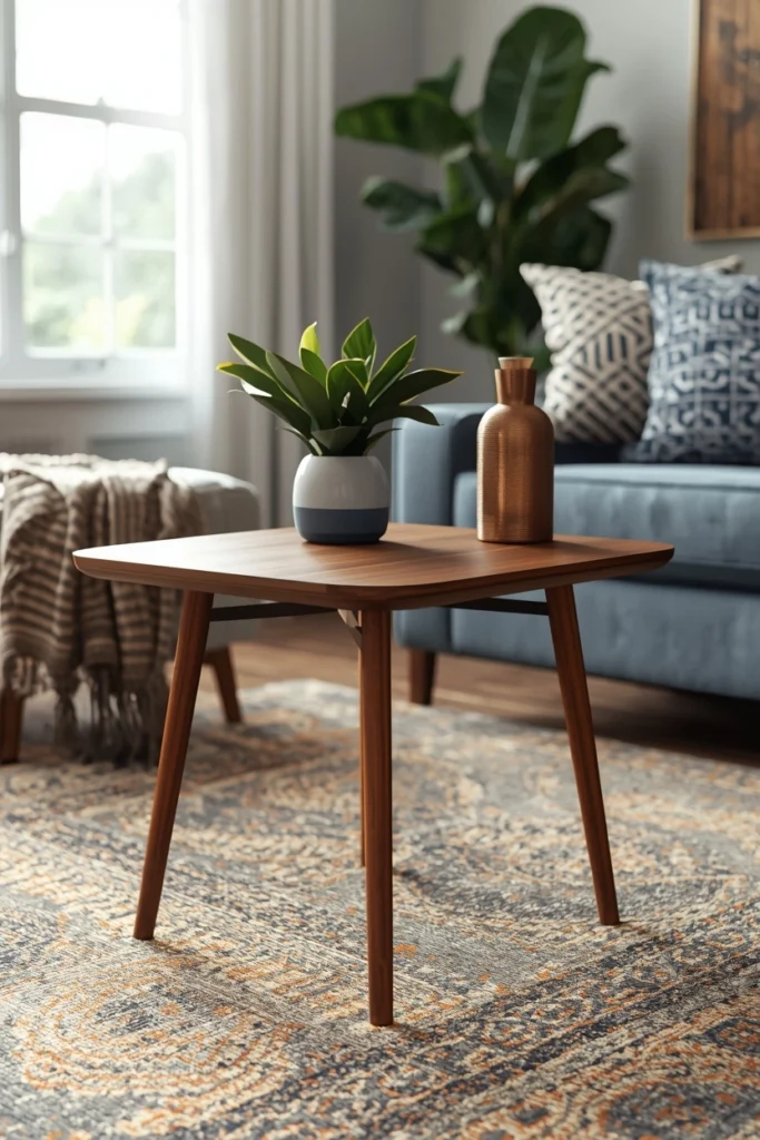 Mid-Century Tapered Leg Table