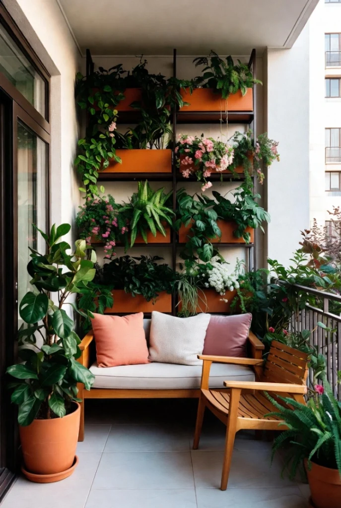 Multi-Level Planter Boxes for Layered Privacy