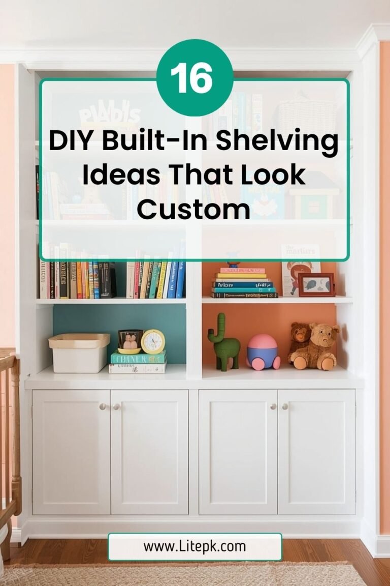 16 DIY Built-In Shelving Ideas That Look Custom